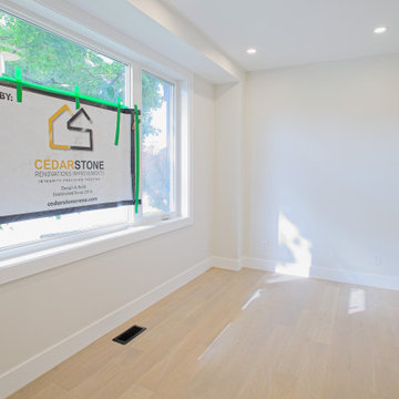 Bright Home Office with Wide Window and Wood Flooring | Scarborough