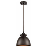 Innovations Lighting - Innovations Lighting 516-1P-OB-M14-OB Adirondack, 1 Light Mini Pendant Indus - The Adirondack 1 Light Mini Pendant is part of theAdirondack 1 Light M Oil Rubbed BronzeUL: Suitable for damp locations Energy Star Qualified: n/a ADA Certified: n/a  *Number of Lights: 1-*Wattage:100w Incandescent bulb(s) *Bulb Included:No *Bulb Type:Incandescent *Finish Type:Oil Rubbed Bronze