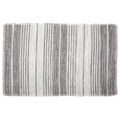 DII Variegated Gray Recycled Yarn Rug