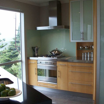 Back Painted Glass Kitchen