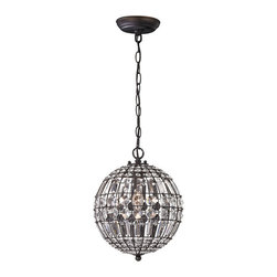 Sterling Industries Round Crystal Mini Pendan - SKU: 122-015 - Chandeliers