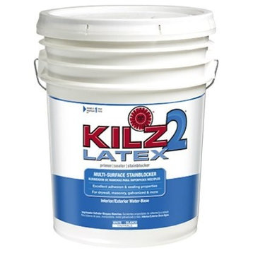 Kilz 2® Latex 20000 White Pigmented Primer Sealer/Stain Killer, 5 Gallon