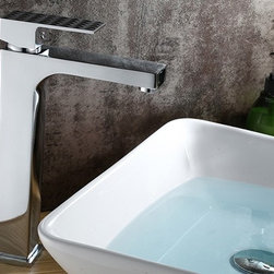 Versilia Single Handle Deck Mounted Bathroom Sink Faucet - Bathroom Sink Faucets