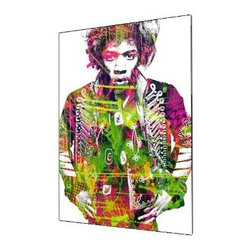 Ready2HangArt - Iconic Jimmy Hendrix  Acrylic Wall Art - Prints And Posters