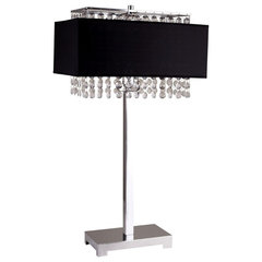 Dash 3 Light Table Lamp With Chrome Finish - Transitional - Table Lamps -  by CWI Lighting