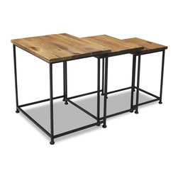 Rally 3 Piece Nesting End Tables - Side Tables And End Tables