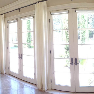 Sheer Draperies on Decorative Rod