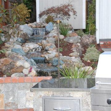 Bluestone Fireplace and BBQ, and Patio