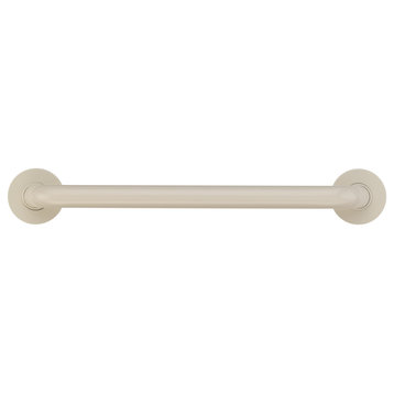 18 Inch Grab Bars in Ivory, Non-slip Anti-microbial Grab Bars for the Shower