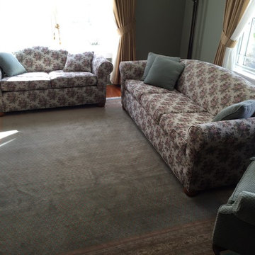 Living Room Persian Green Rug
