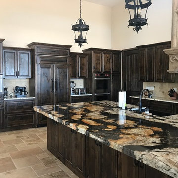 Crema Royale Granite Chiseled Edge with Lamination