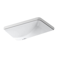 Kohler Ladena 20-7/8"x14-3/8"x8-1/8" Under-Mount Bathroom Sink, White