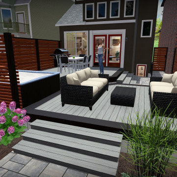 Danforth Backyard Hot Tub