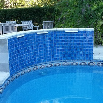 Swimming Pool Waterfalls and features