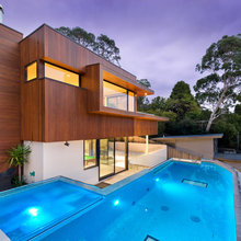 Wood facade