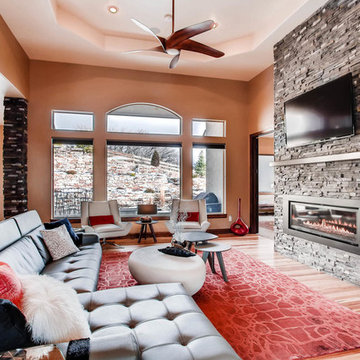 Organic Modern Spa Living Room