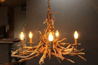 Driftwood Lamps, Chandeliers & Lighting Features