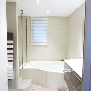 Aménagement et décoration intérieure d'une suite parentale à Saint Cyr Mont d'Or