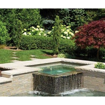 Golden Honey Pencil Stacked Stone Panels
