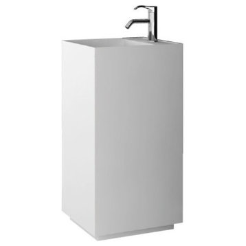 Fine Fixtures Solid Surface Springhill, White