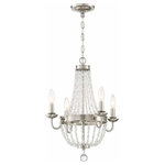 Lite Source - Lite Source LS-18838 Palila - Four Light Chandelier - Shade Included: TRUE Dimable: TRUE* Number of Bulbs: 4*Wattage: 60W* BulbType: Candelabra* Bulb Included: Yes