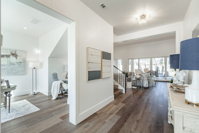 Inspiration for a transitional entryway remodel in Dallas