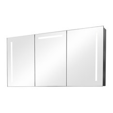 Cali Ambient Light Demisting Bathroom Cabinet, With Under-Cabinet Lighting