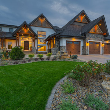 Luxury Backyard Retreat with Armour Stone & Water Feature | Genesis on the Lakes