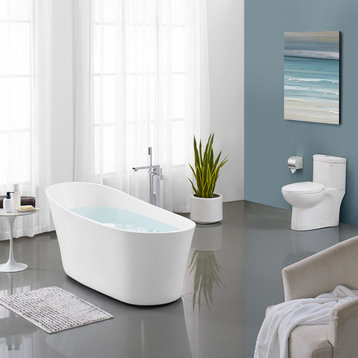 Sublime Freestanding Single Slipper Bathtub