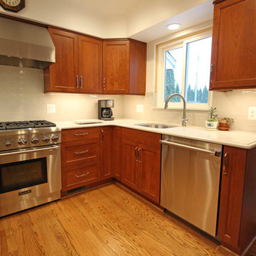 Clever Storage in a Compact Kitchen - Grosse Pointe Woods
