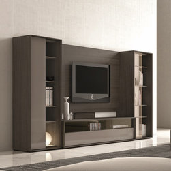 Composition 220 Modern Wall Unit - $6352.95 - Entertainment Centers And Tv Stands