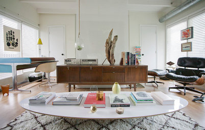 USA Houzz: Mad About Mid-Century Furniture In Tiny Houston Haven