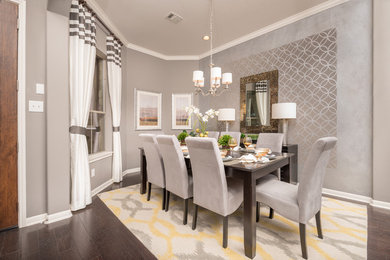 Inspiration for a contemporary dining room remodel in Austin