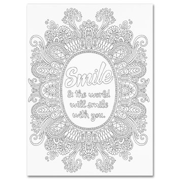 Hello Angel 'Inspirational Quotes 27' Canvas Art, 32"x24"