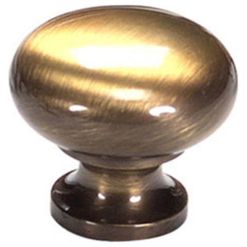 Schaub and Company 706 Country 1-1/4" Solid Brass Traditional - Antique Brass