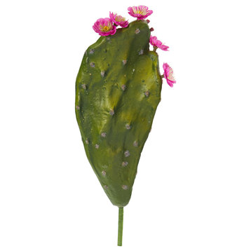 Nearly Natural 16� Flowering Cactus Artificial Plant (Set of 6)