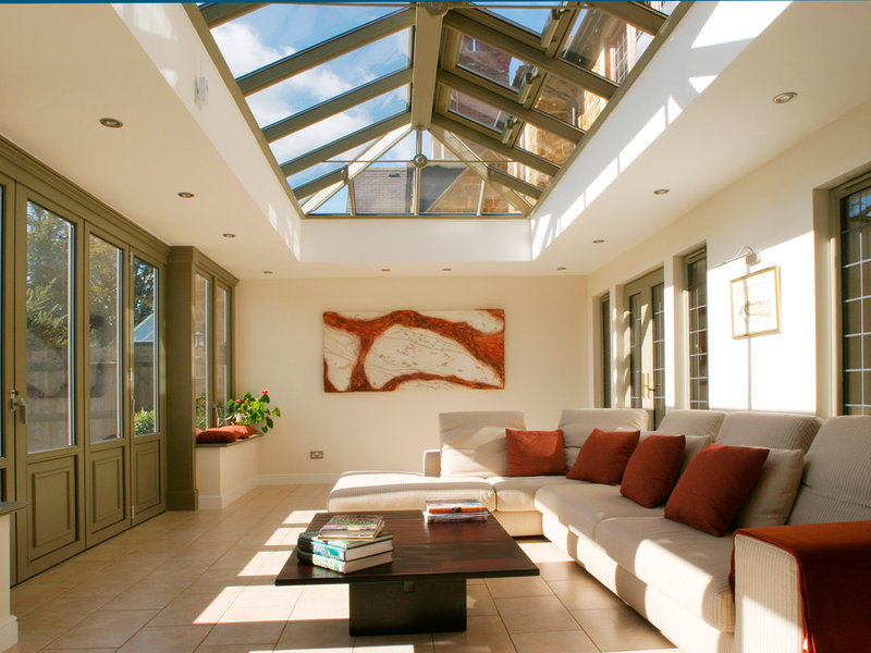 Medium premium white orangery 4m × 5m family space extension