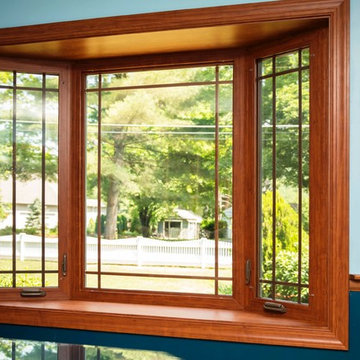 BAY WINDOW - BROWN EXTERIOR - FOXWOOD LAMINATE INTERIOR