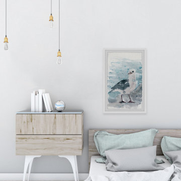 "Left Alone" Framed Painting Print