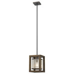 Cal - Cal FX-3536/1P Mission - One Light Pendant - Hand painted wood pendant with shade. Includes square oranganza shade. Uses one candelabra base bulb. Includes 6 foot cord.Assembly Required: TRUE Shade Included: TRUERod Length(s): 36.00Warranty: 1 YearNatural Wood Finish with White Organza Shade * Number of Bulbs: 1 * Wattage:60W * Bulb Type:Candelabra * Bulb Included: No * UL Approved: