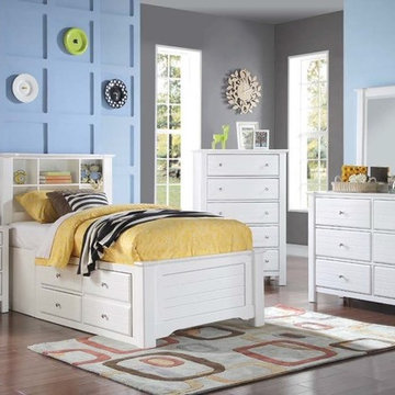 Mallowsea Storage Bedroom Set | White (5 PC)