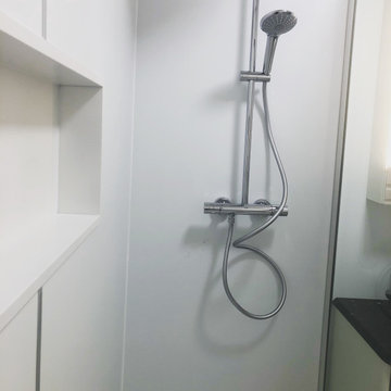 Aménagement d'une salle de bains en salle d'eau