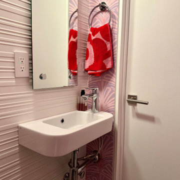 Pepper Home Wallpaper Installation -Restroom