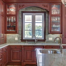 stained glass cabinets