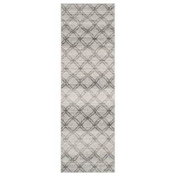 Safavieh Adirondack ADR105P 2'6"x8' Silver/Charcoal Rug