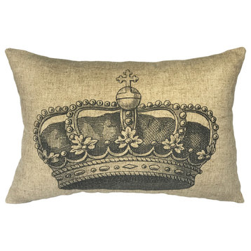 Crown Linen Pillow