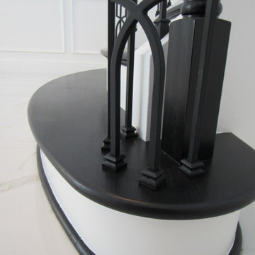 Bradley Res. Twin Mirror Curved Stairs