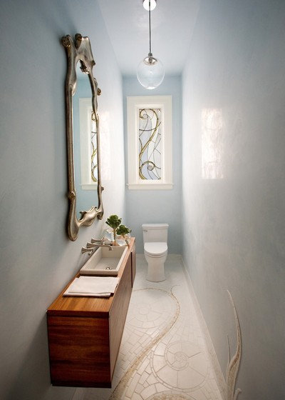 Victorian Powder Room by Marsh and Clark Design