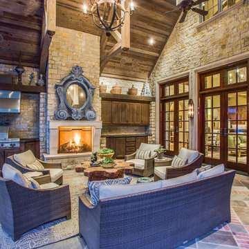 European inspired residence built by Bob Thompson & designed by Robbie Fusch