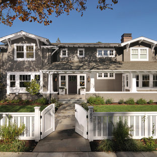 Exemple d'un jardin craftsman.